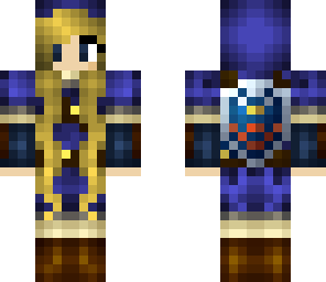 blue link girl