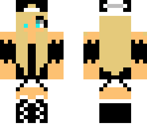 blonde black summer girl minty