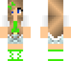 eletric green girl