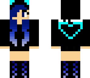 blue hoodie