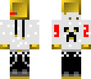 gold block with stuff