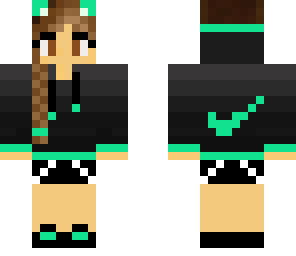 green nike girl