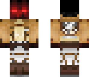red vibrations in attack on titan uniform