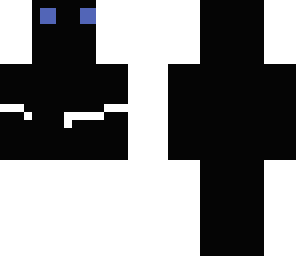 white and black