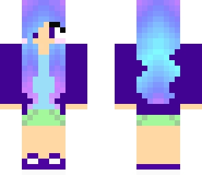 cute neon girl