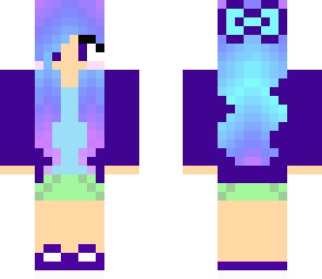 cute neon girl