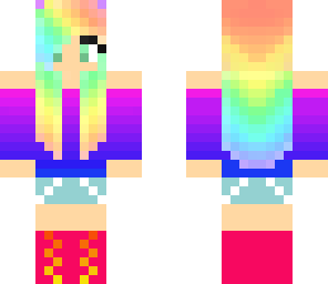 rainbow girl