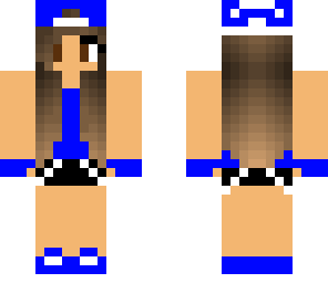 blue tomboy girl