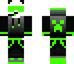 green panda