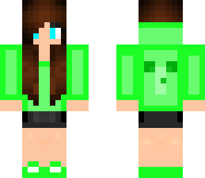 green slime girl