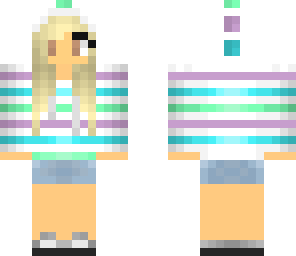 striped dinosaur girl
