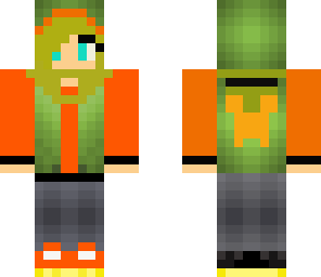 creeper girl orange