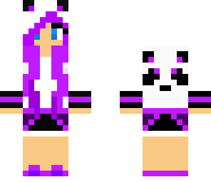 purple panda girl updated
