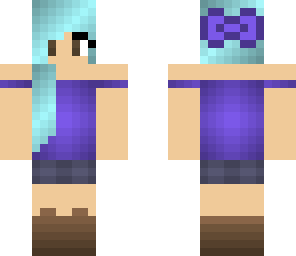 blue haired girl fixed