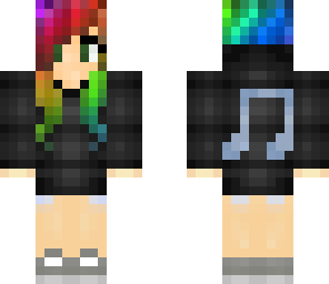 rainbow music person