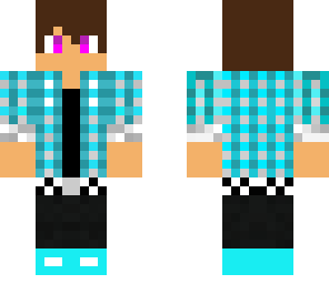 blue plaid shirt