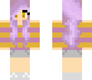 purple hair girl