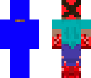 blue man