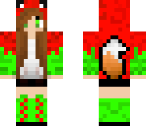 girl fox hybrid christmas-style
