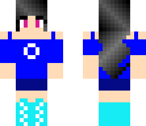 blue dj girl