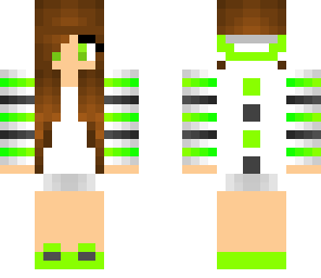 green dino with headphones and hood off