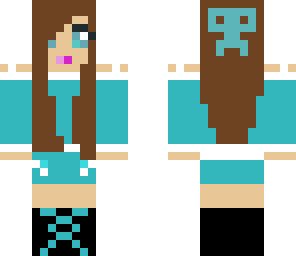 blue girl