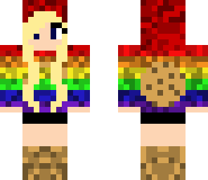 rainbow cookie girl