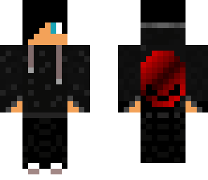 goth kid with skull