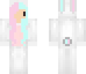 cotton candy bunny girl