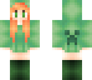 slime girl with green eyes