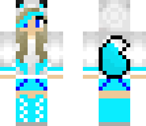 blue wolf girl