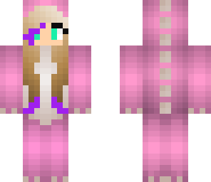 purple pink dino gurl