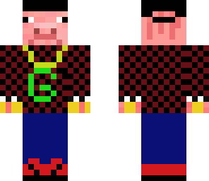 grumpy gangsta pig