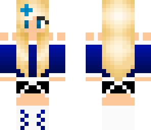 blue girl