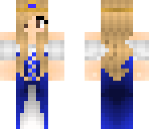 blue dress edit