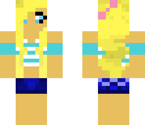 blonde beach girl