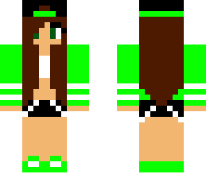 green cute tomboy