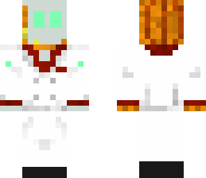 iron golem in bath robe