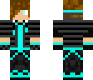 blue and black