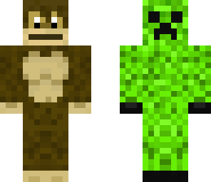 monkey and creeper in 1