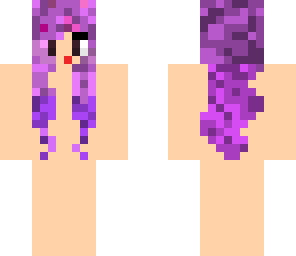 purple hair skin base