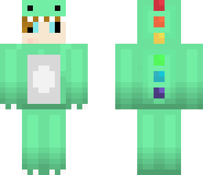 blue green dino boy