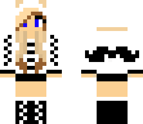mustache girl