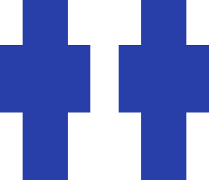 blue man