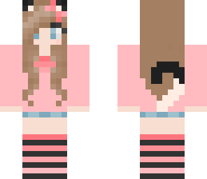 pinky kitty girl