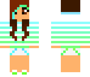 lime and turquoise