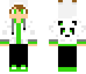 green panda skin