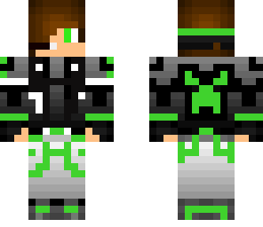 green black hooodie b