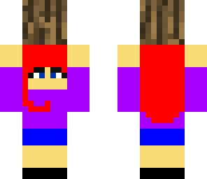 girl holding a log