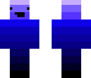 blue man